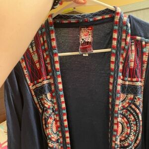 JWLA Johnny Was Blue Kimono